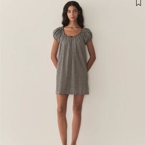 Doen Julia Dress in Black Gingham